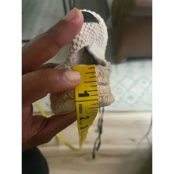 Manebi Navy Cloth Espadrilles SIZE  EU 36 / US 6 - Picture 6 of 7